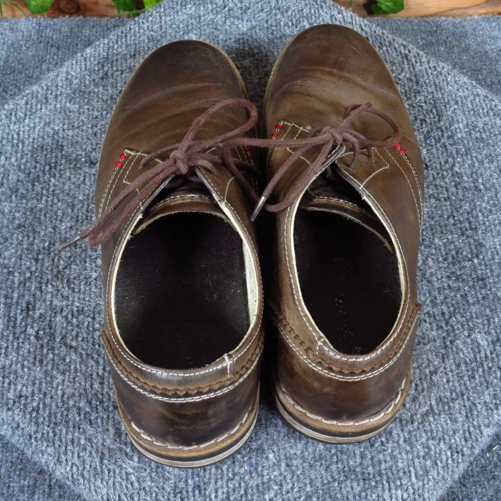 Original Penguin Willie Mens Oxford Shoes Size 8 Dress Work Brown Leather
